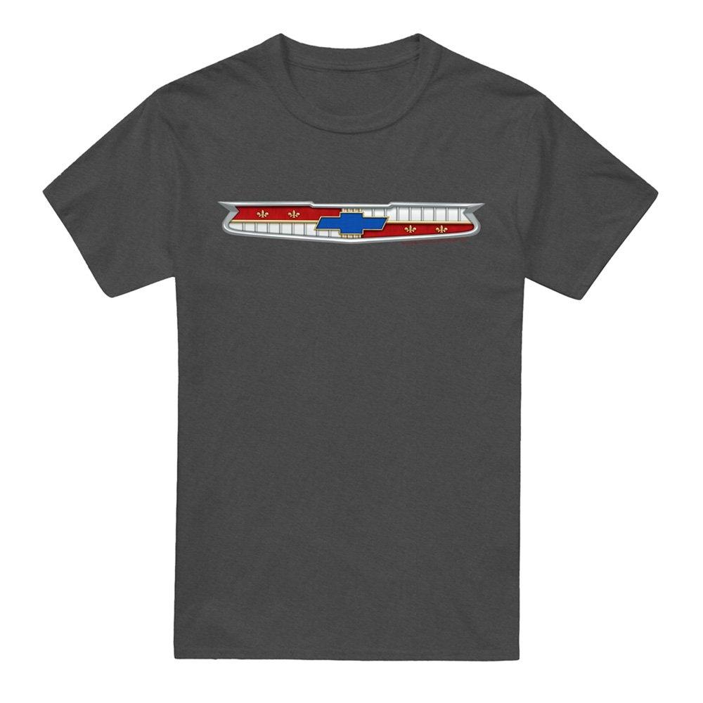 Grey - Other - Chevrolet 56 Bel Air Emblem T-Shirt Charcoal - 4