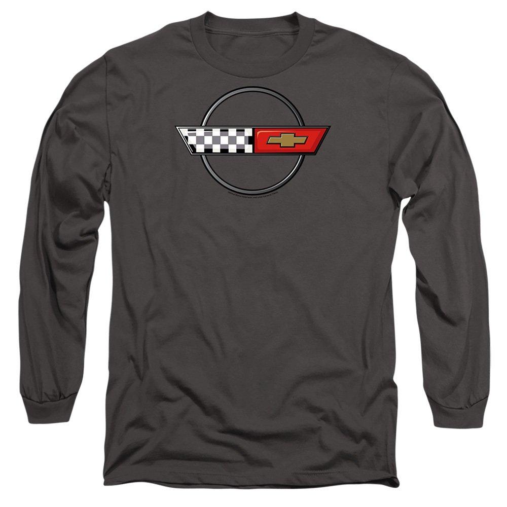 Grey - Other - Chevrolet 4Th Gen Vette Logo Long Sleeve T-Shirt - 1