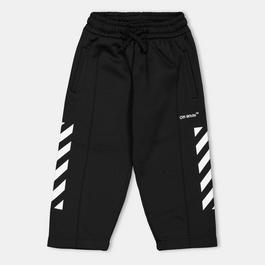 Off White Kids Open Hem Tracksuit Bottoms