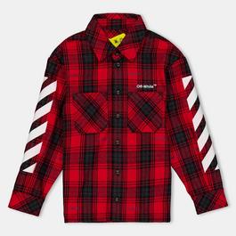 Off White Kids Long-Sleeve Dress Shirt