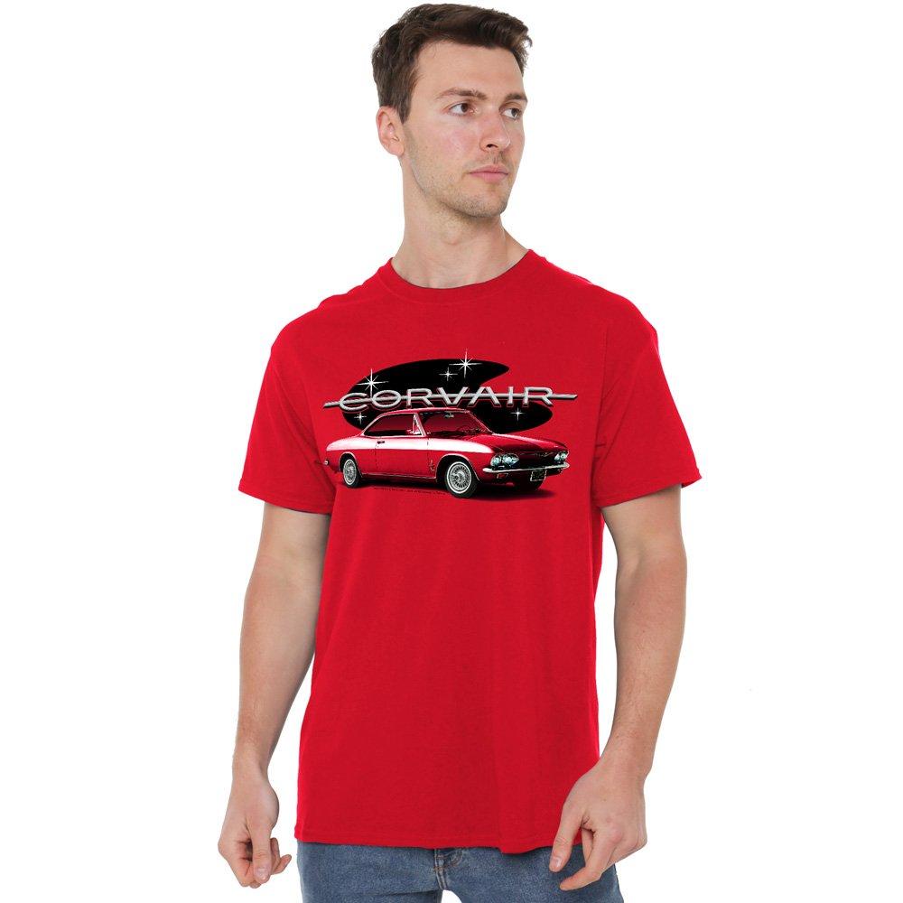 Red - Other - Chevrolet 65 Corvair Mona Spyda Coupe T Shirt Red - 1