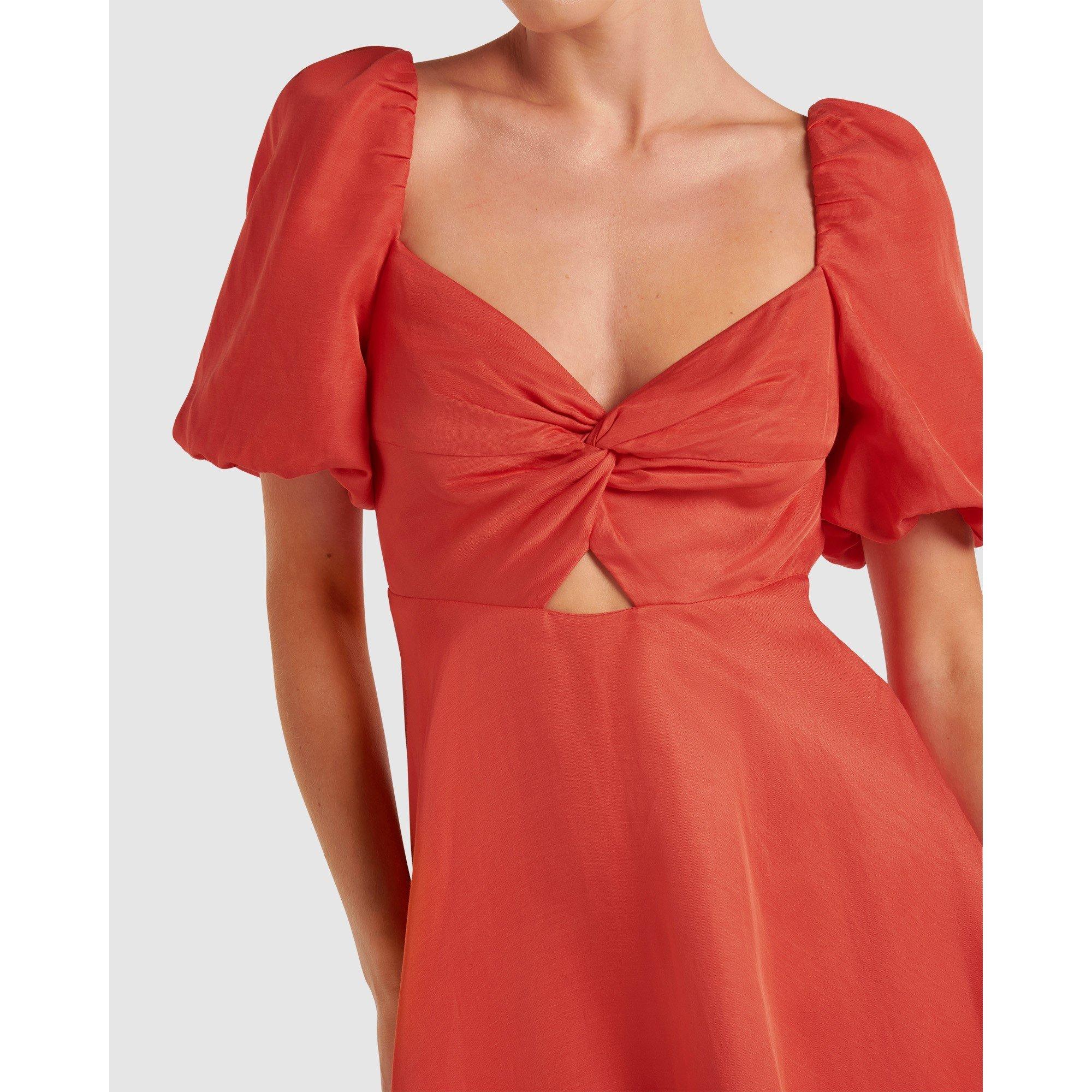 Lip Stain - Forever New - Faith Twist Mini Dress - 3