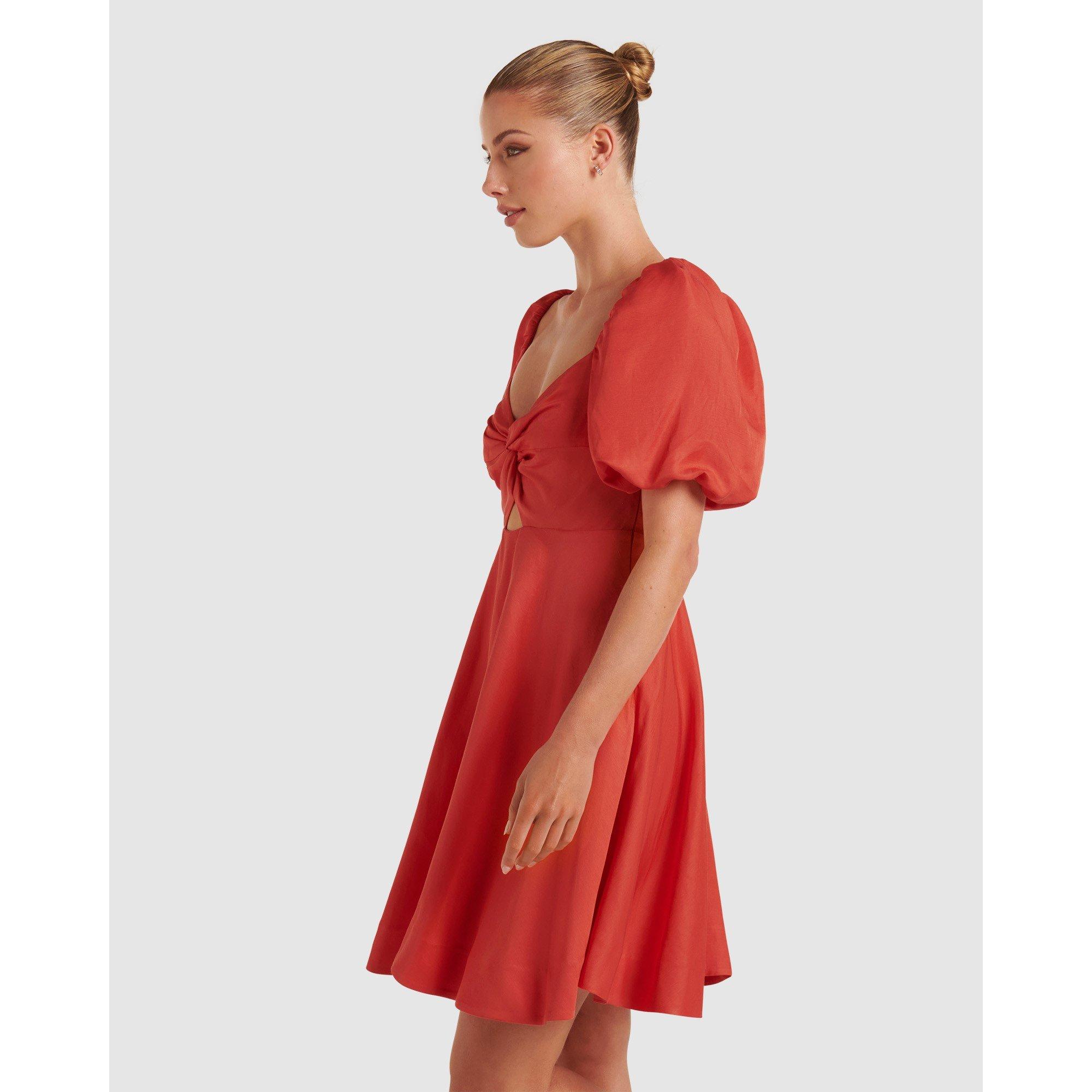 Lip Stain - Forever New - Faith Twist Mini Dress - 4