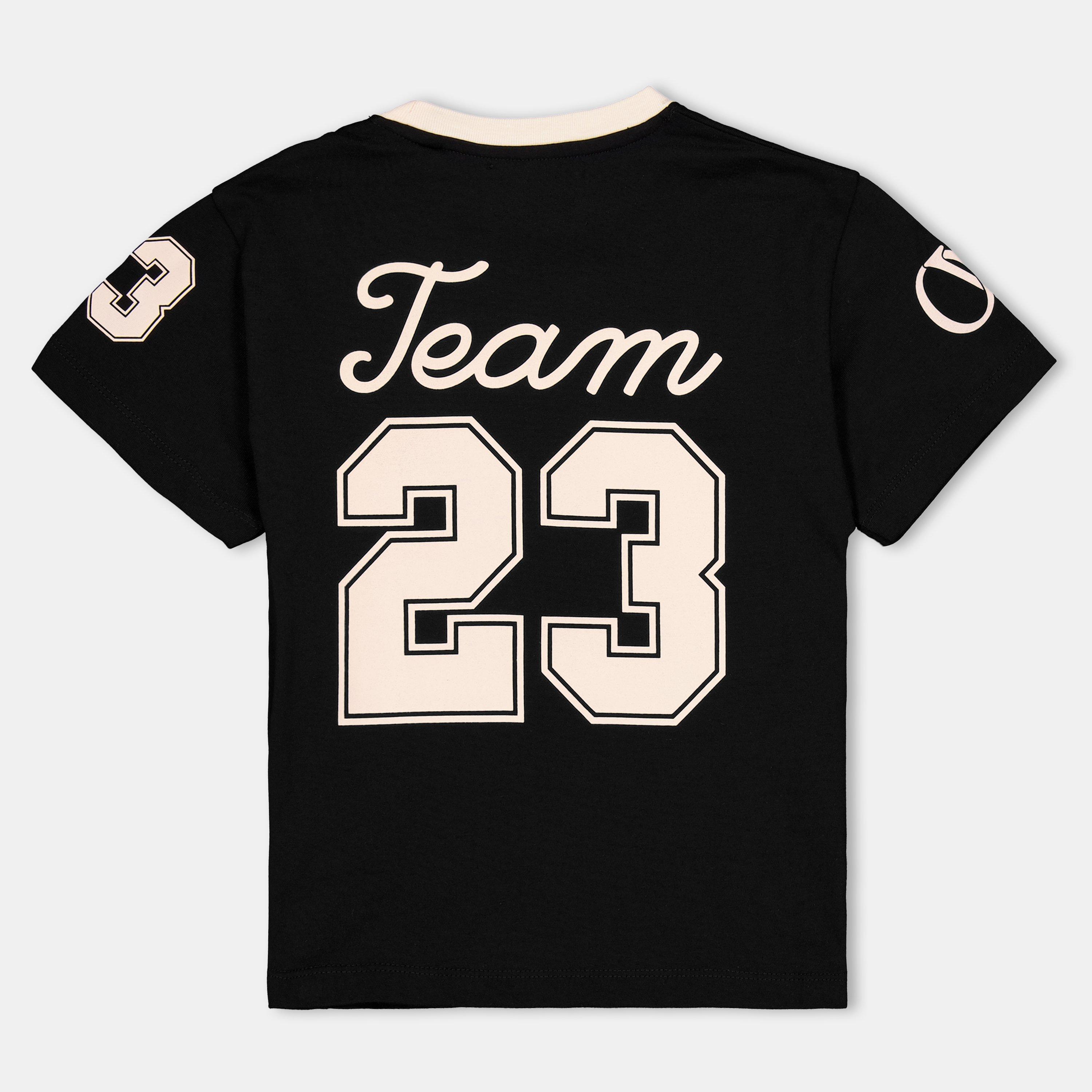 Black/Pink - Off White - Kids Regular Fit T-Shirt - 2