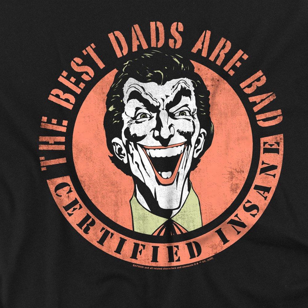 Black - DC Comics - Batman FatherS Day Joker The Best DadS Are Bad T - 2