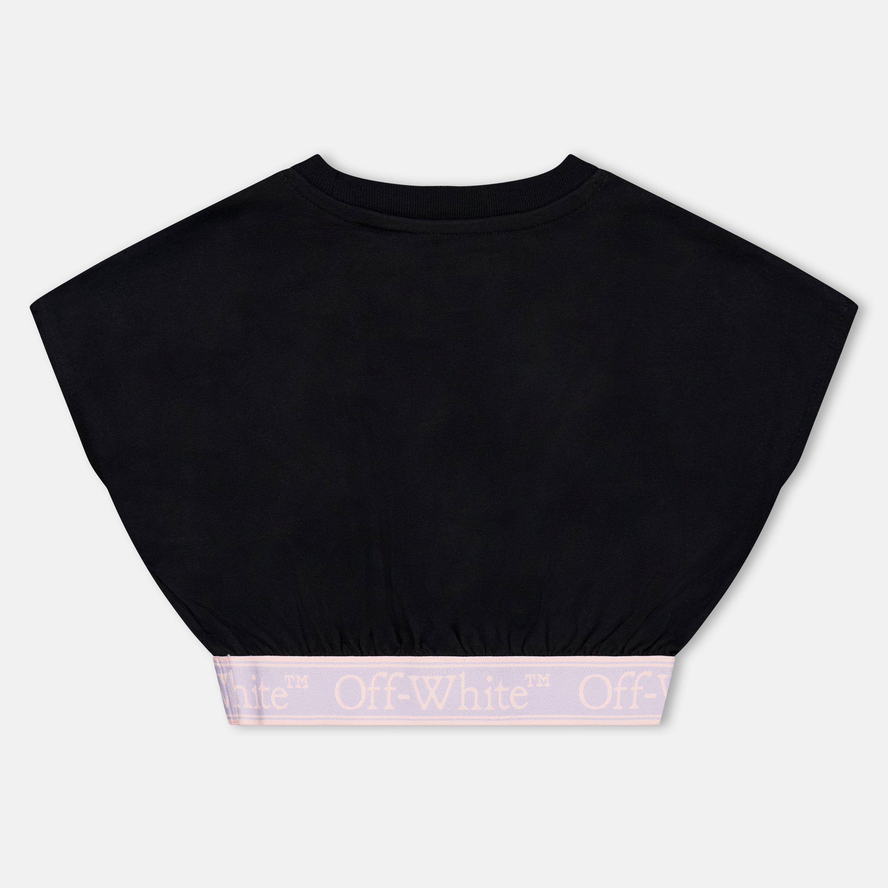 Black/Lilac - Off White - Kids Regular Fit T-Shirt - 2