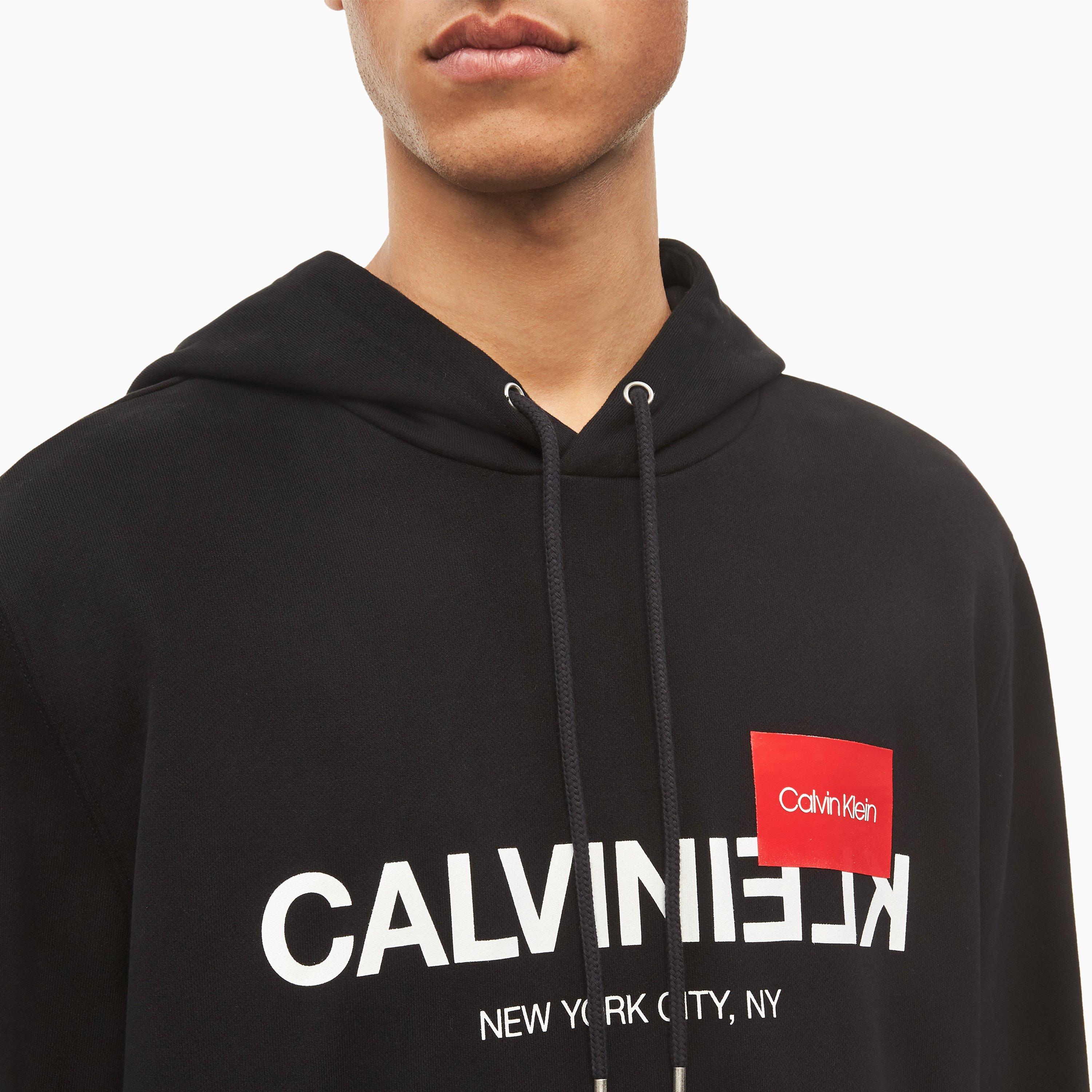 Calvin Zwart - Calvin Klein - Text Reverse Logo Hoodie - 4