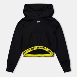 Off White Kids Cropped Hoodie