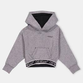 Off White Kids Cropped Hoodie