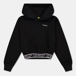 Off White Kids Cropped Hoodie