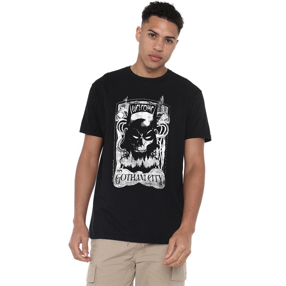 Black - DC Comics - Batman Skull Mask T-Shirt Black - 1