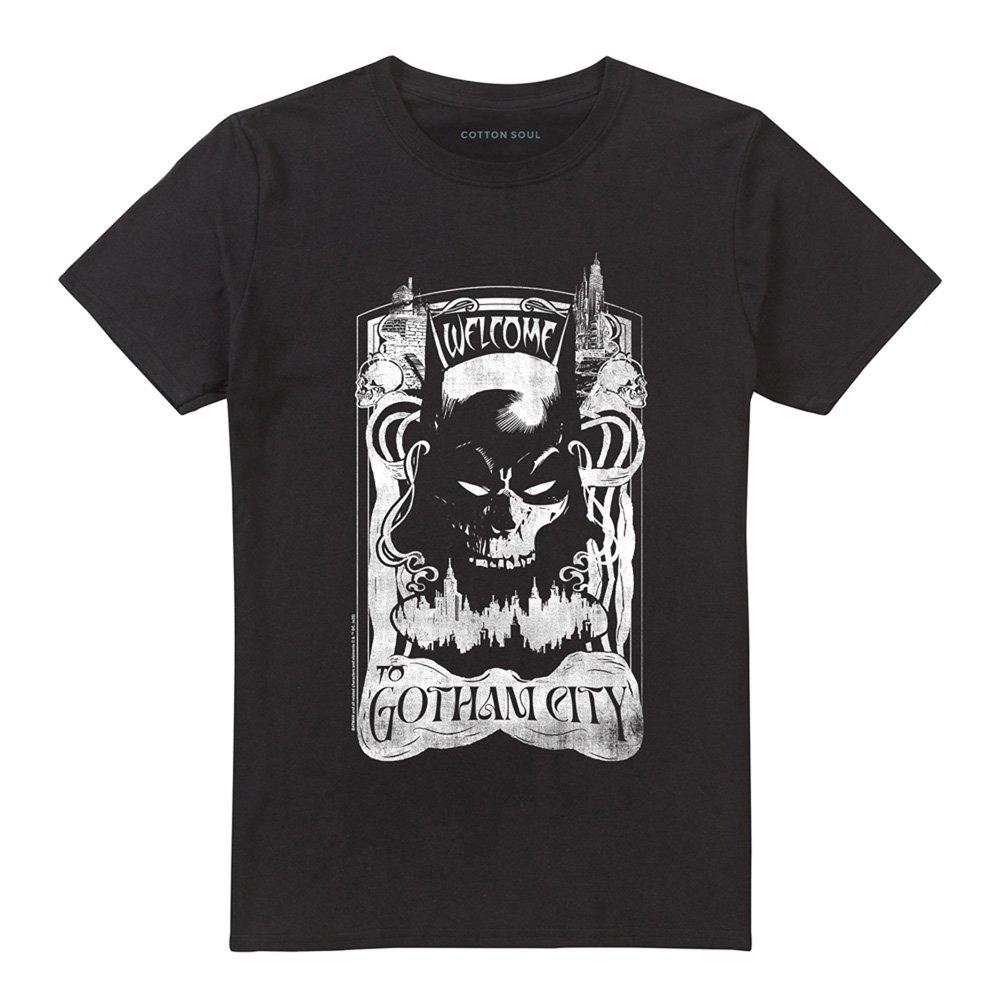 Black - DC Comics - Batman Skull Mask T-Shirt Black - 4