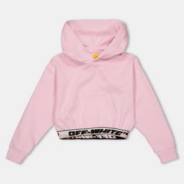 Off White Kids Cropped Hoodie