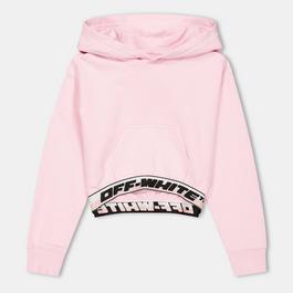 Off White Kids Cropped Hoodie