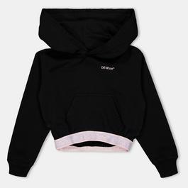 Off White Kids Cropped Hoodie