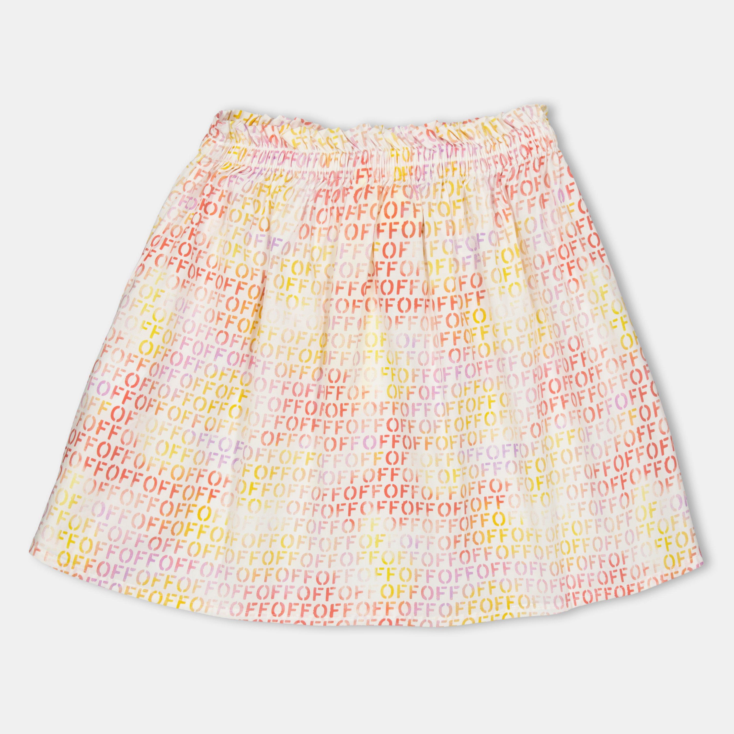 Multi - Off White - Kids A-Line Skirt - 2