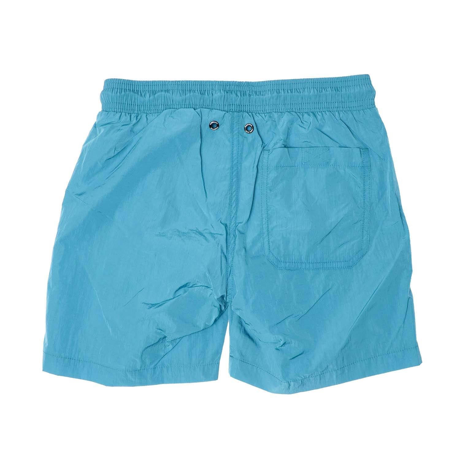 Blue - Weekend Offender - Badge Swim Shorts - 2