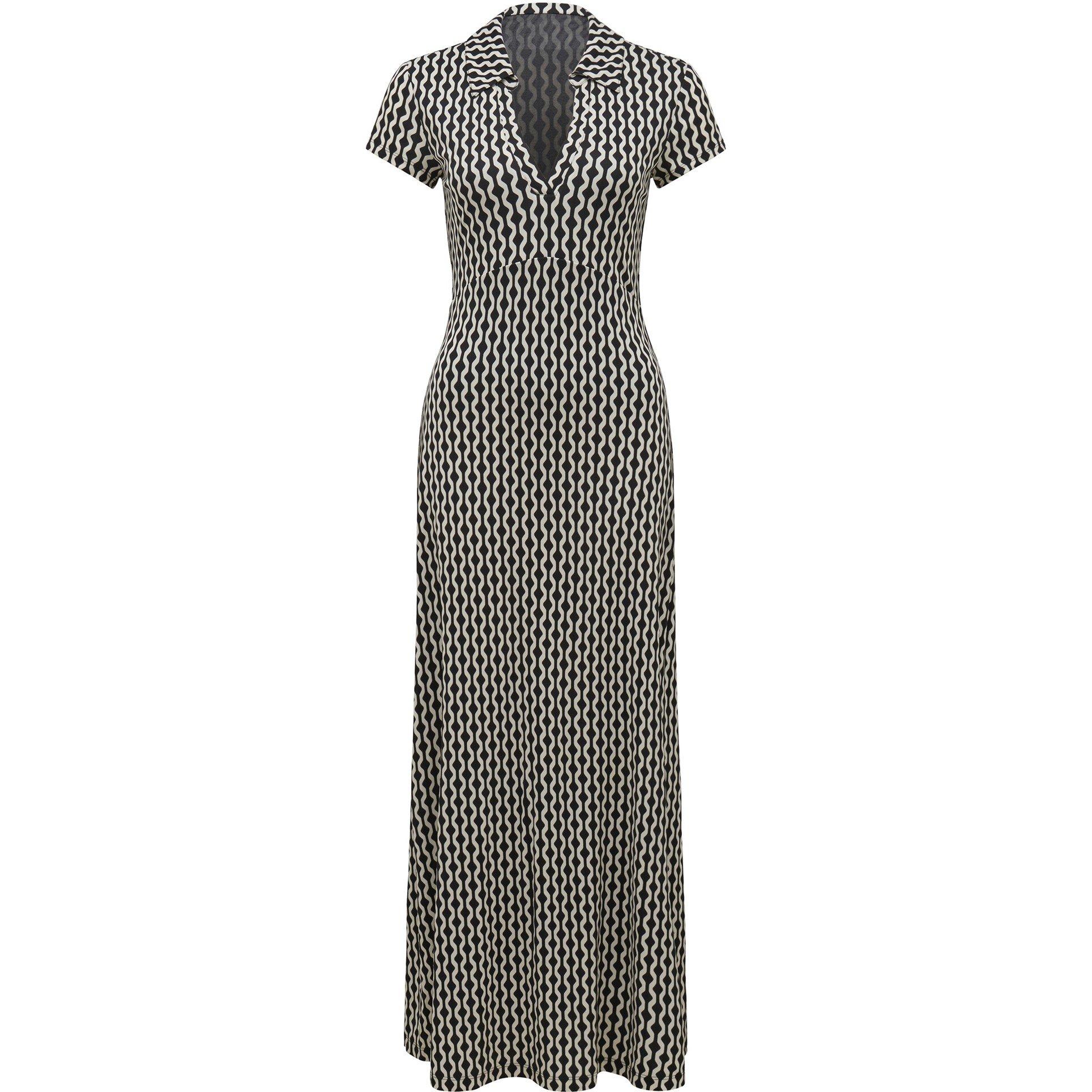 Black Carter Ge - Forever New - Lorinda Cap Sleeve Dress - 5