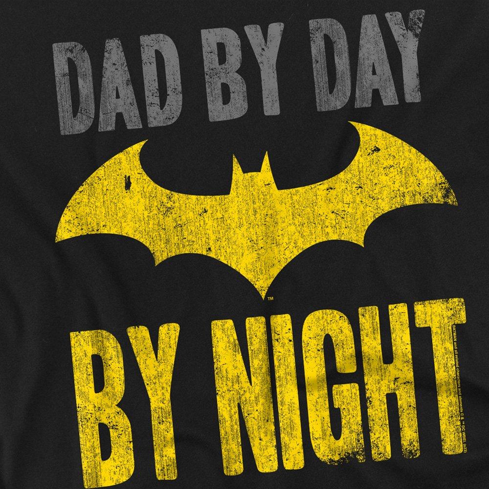 Black - Batman - Batman Dad By Day Mens T-Shirt Black - 2