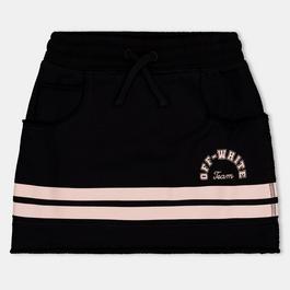 Off White Off T Sweat Skirt In99