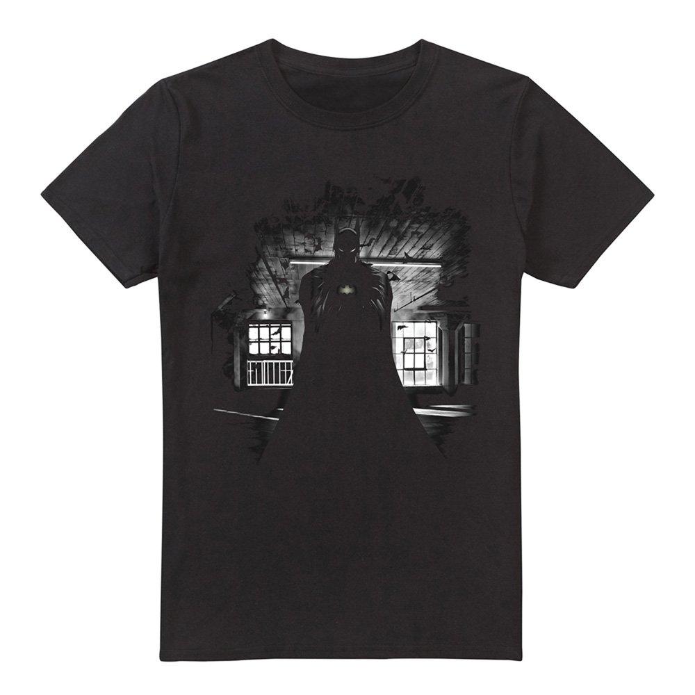 Black - Batman - Batman Dark Cotton Mens T-Shirt Black - 4