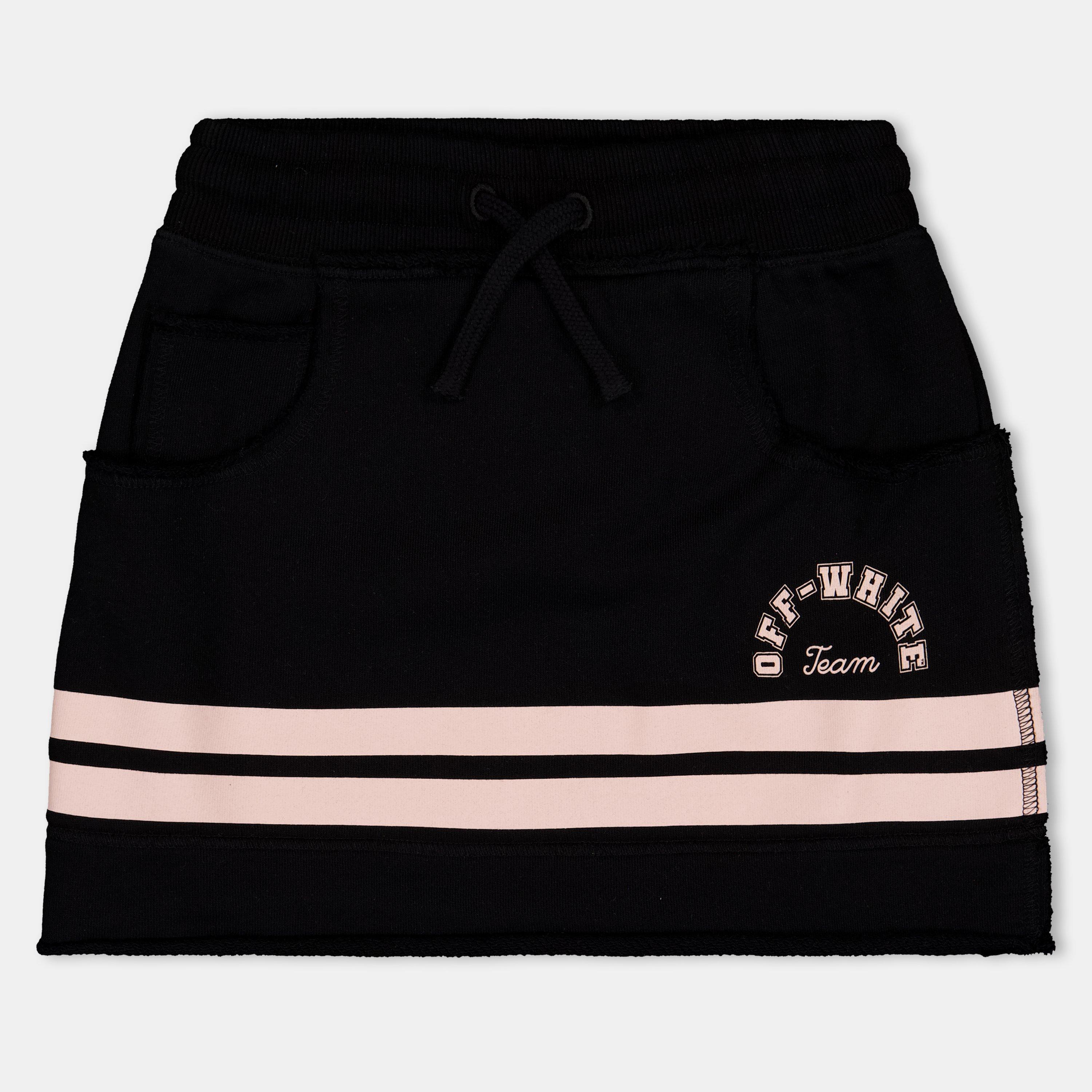 Black/Pink - Off White - Kids Mini Skirt - 1