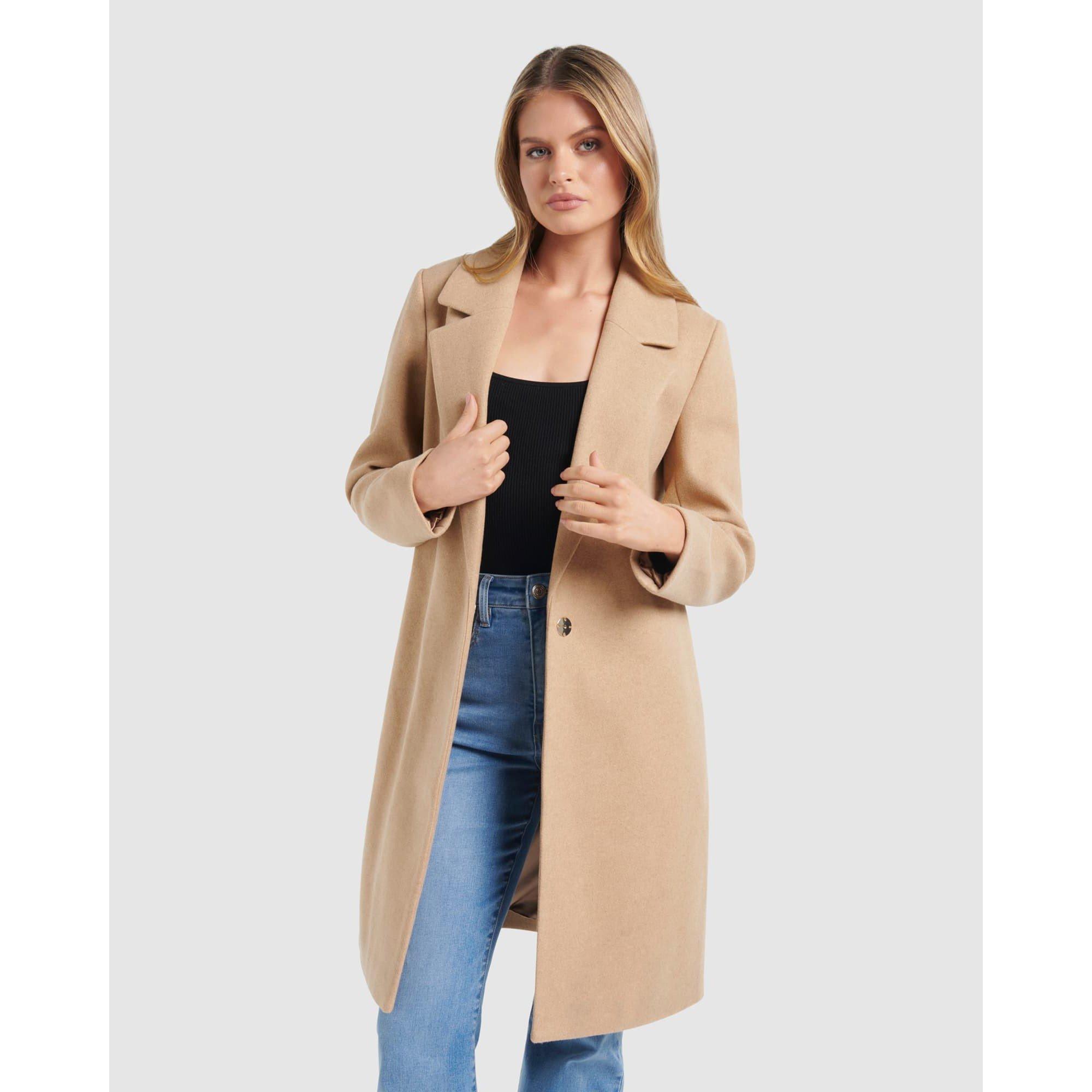 Camel - Forever New - Delilah Longline Coatigan - 2