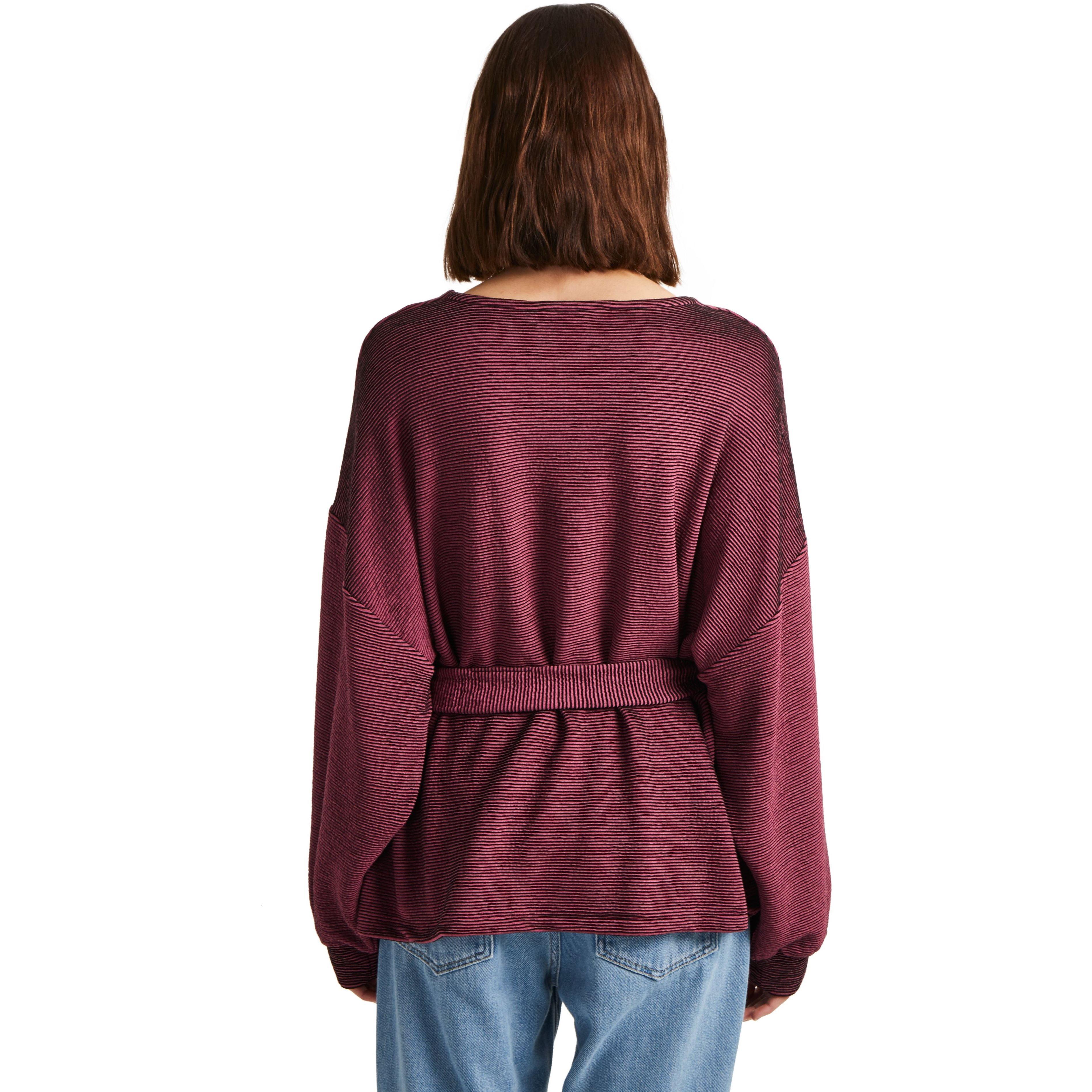 Rosa - French Connection - Freya Texture Jersey Tie Waist Top - 3