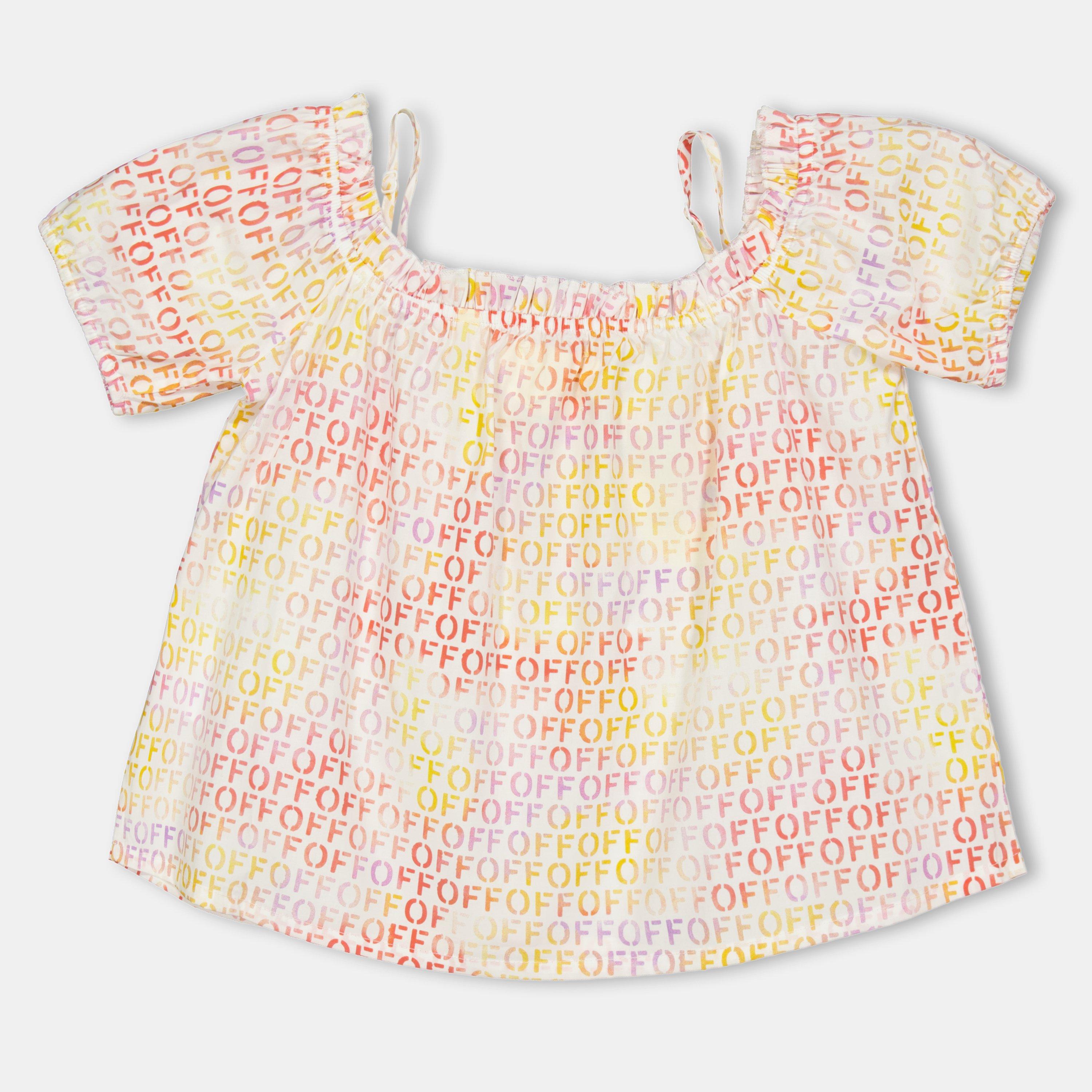 Multi - Off White - Kids Long-Sleeve Blouse - 2