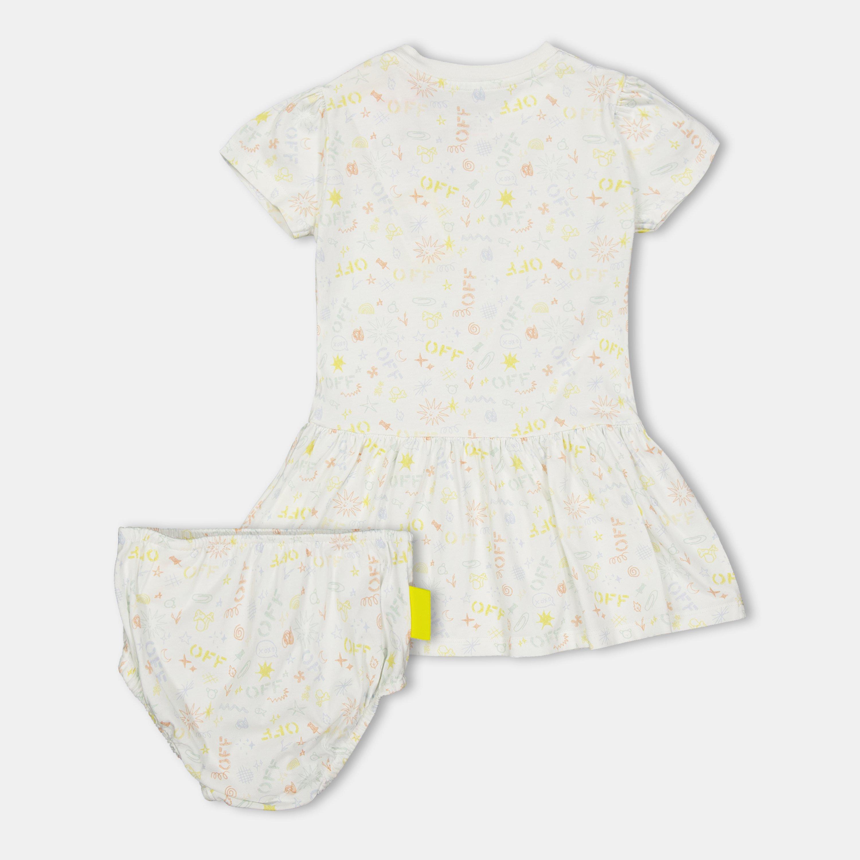 White Multi - Off White - Kids Knitted Top - 2