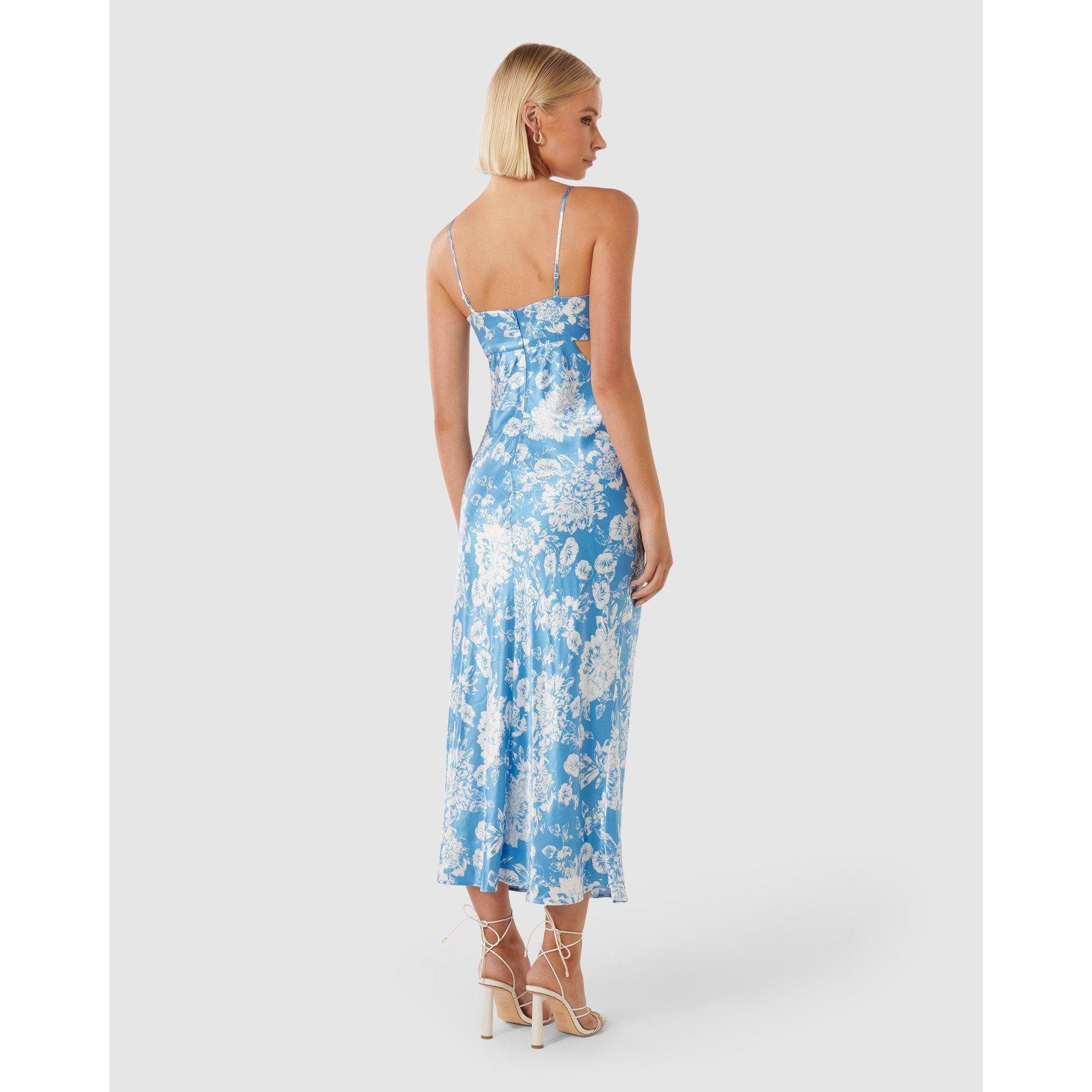 Flockhart Flora - Forever New - Angelique Satin Cut Out Dress - 4