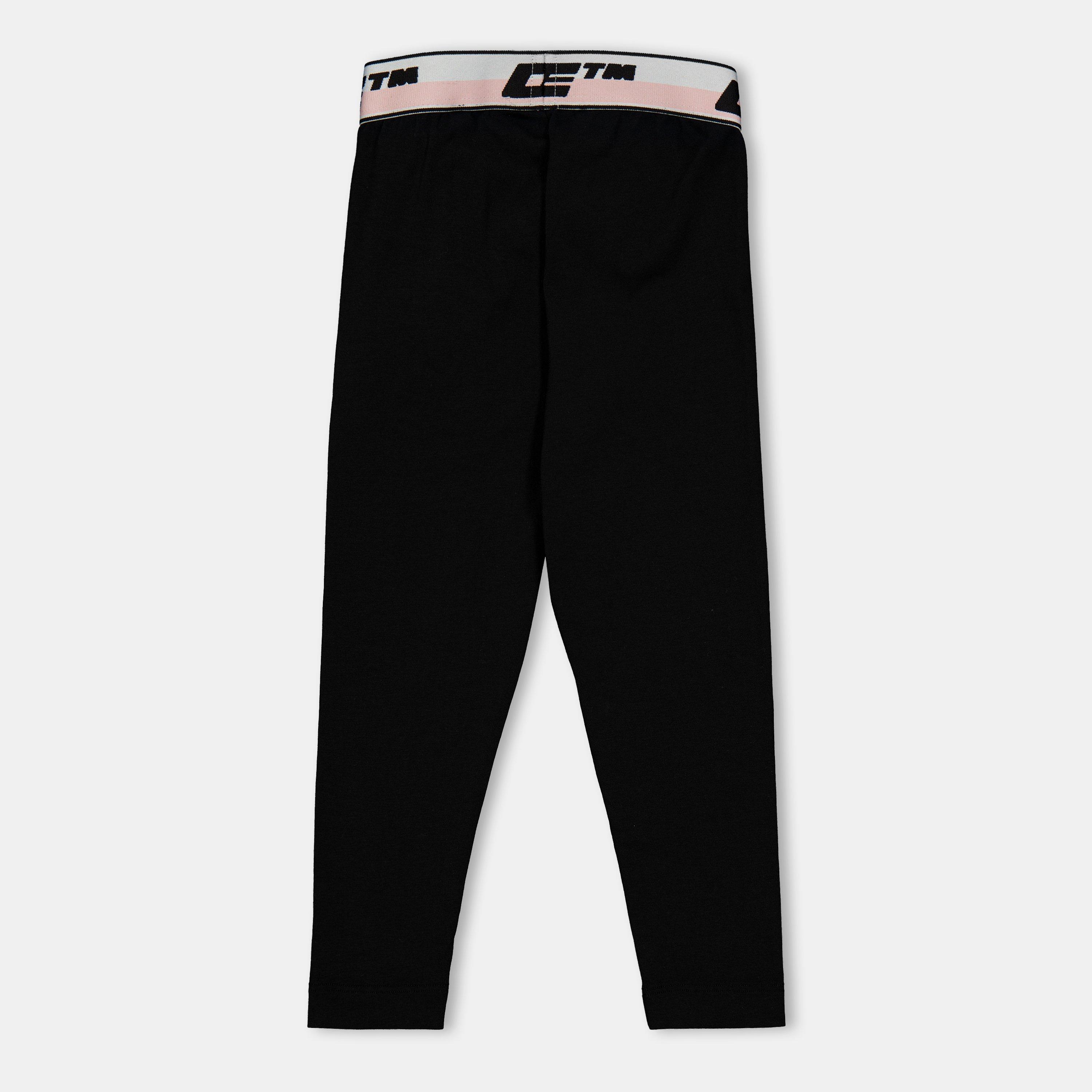 Black - Off White - Kids Leggings - 2