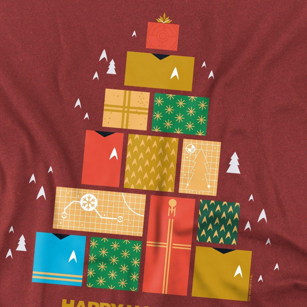 Red - Star Trek - Star Trek The Original Series Christmas Happy Holi - 2