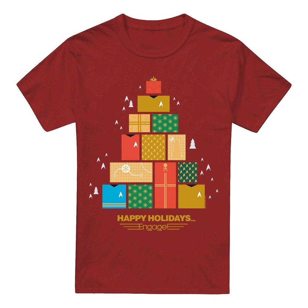 Red - Star Trek - Star Trek The Original Series Christmas Happy Holi - 4