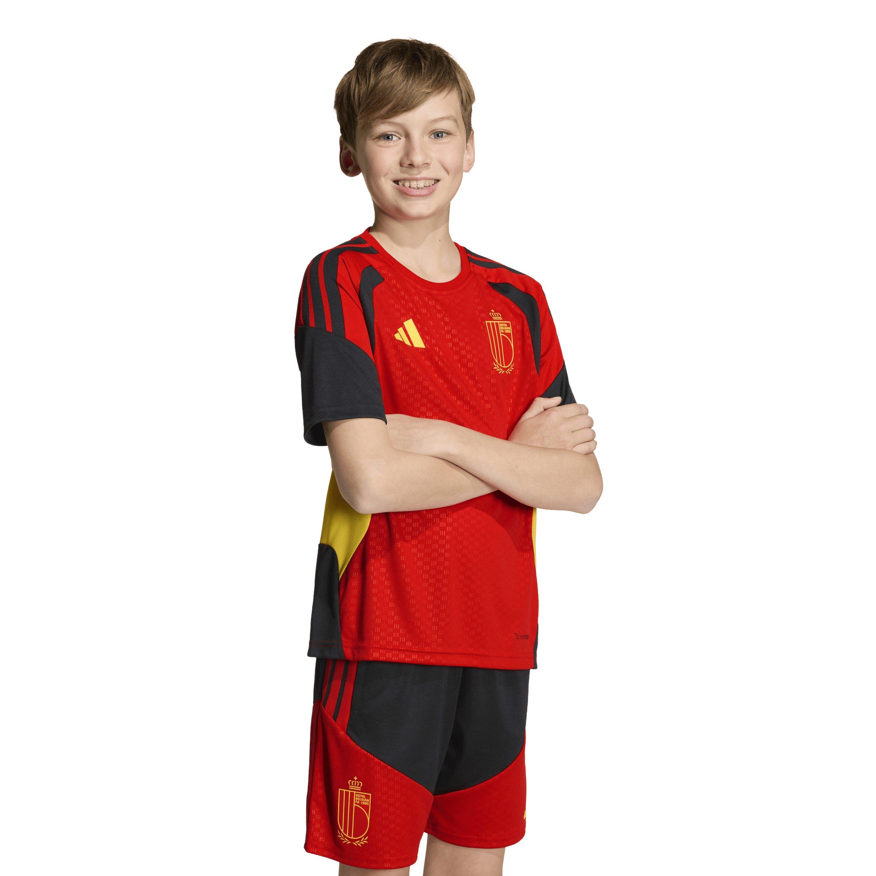 Red/Black - adidas - Belgium Training Shirt World Cup 2026 Juniors - 5