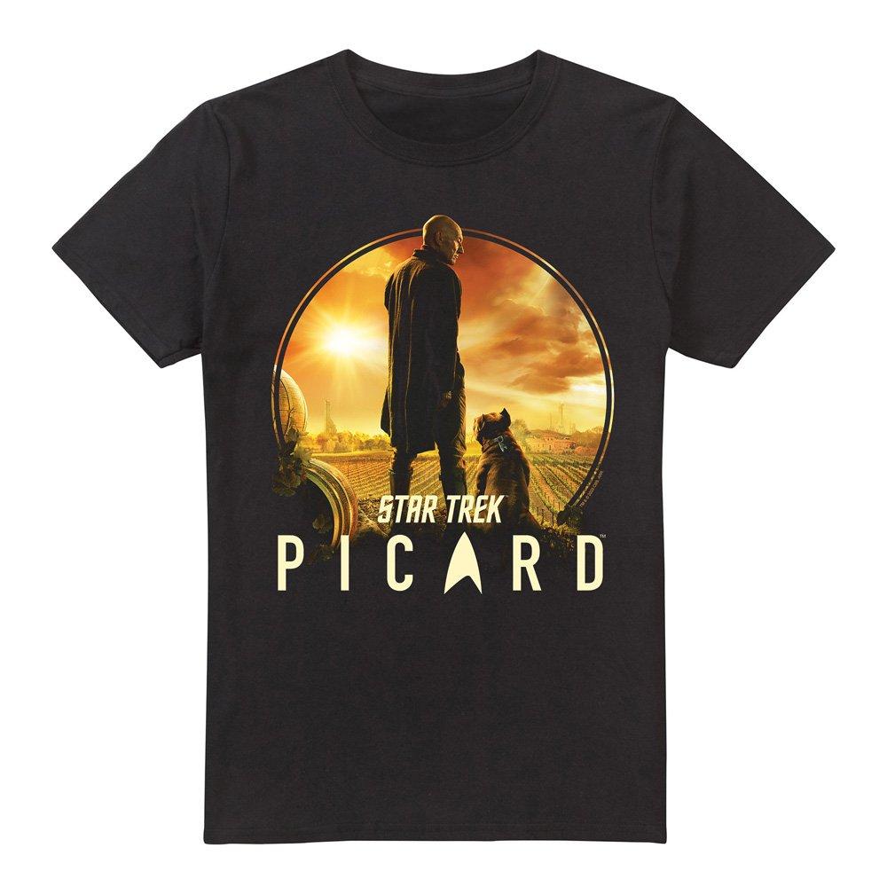 Black - Star Trek - Star Trek Picard A Man And His Dog T Shirt Black - 4