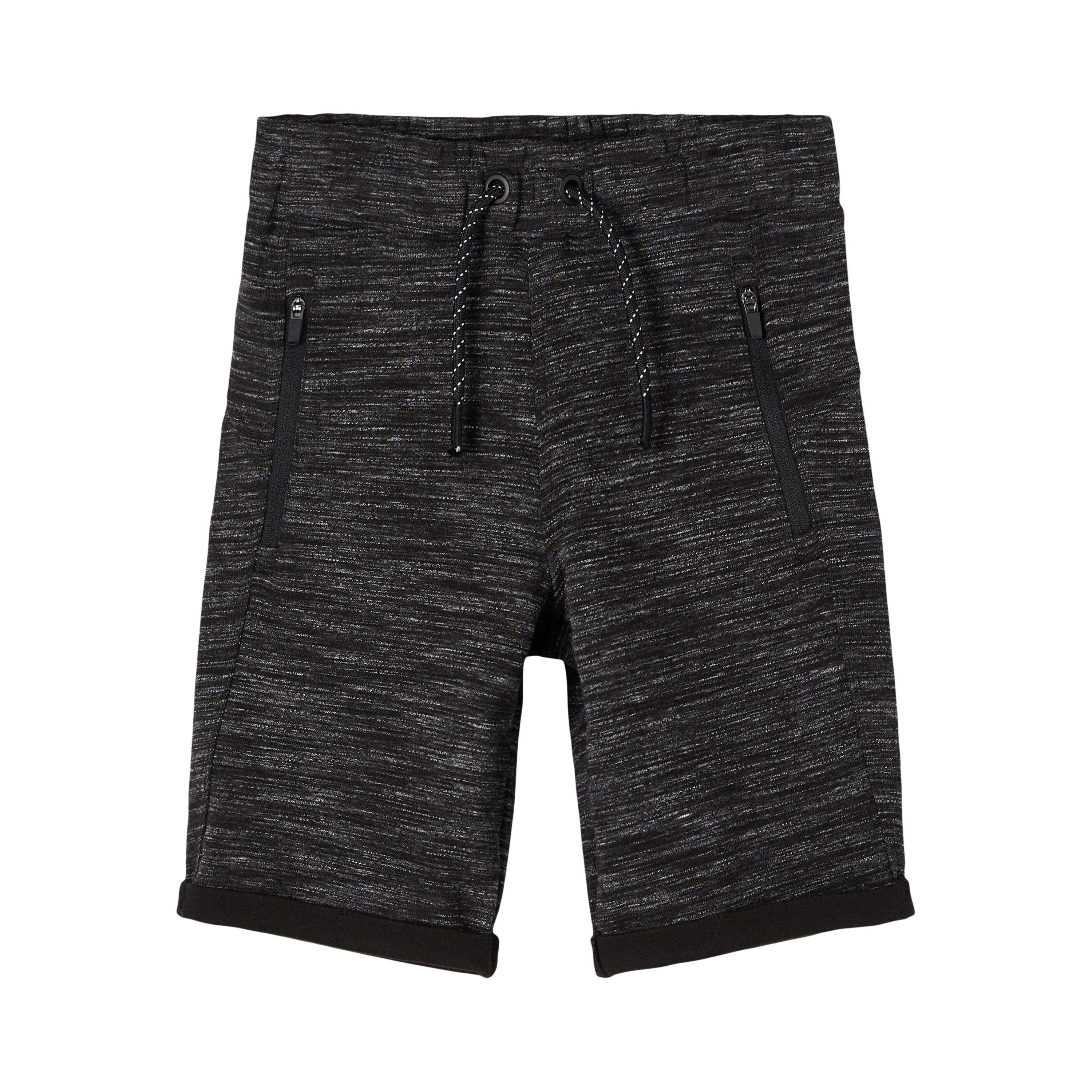 Schwarz - Name It - Long Bermuda Shorts - 2