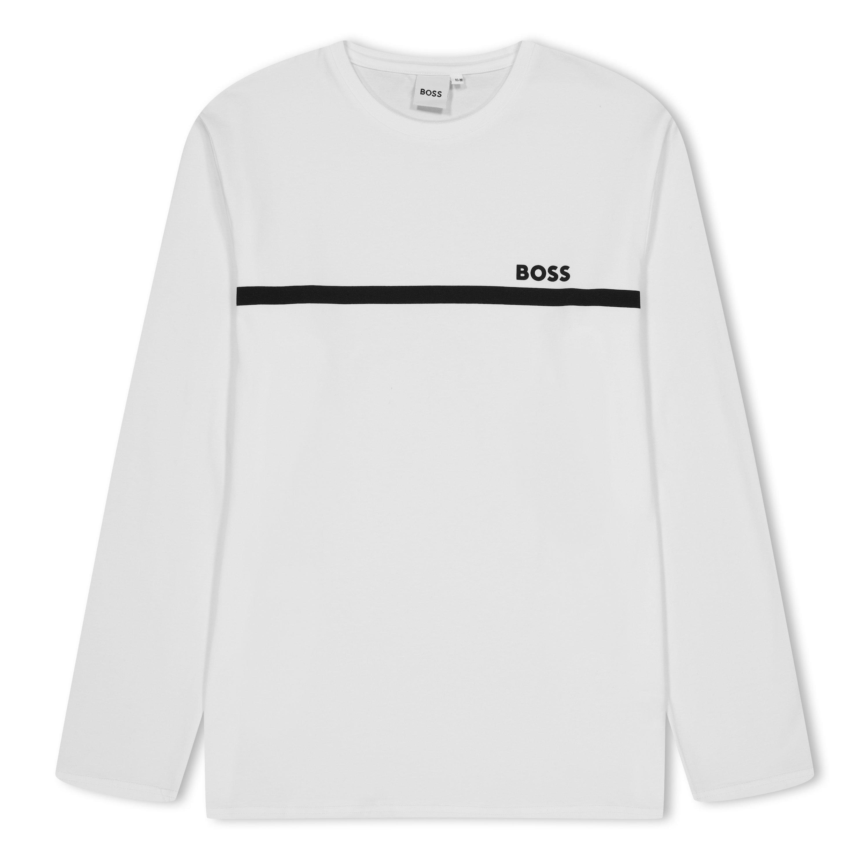 Witte 10P - Boss - Kids Long-Sleeve T-Shirt, Small Logo Design - 1