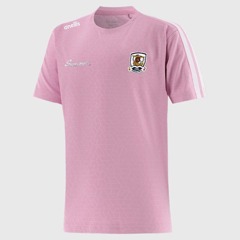 PNK/WHI - ONeills - Galway Hydra T-Shirt Girls