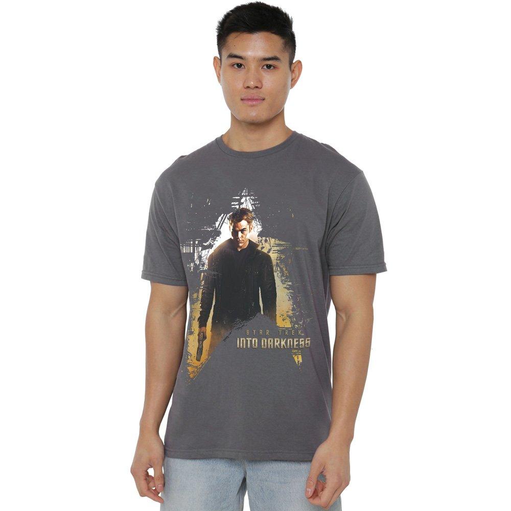 Grey - Star Trek - Star Trek Dark Hero T Shirt Charcoal - 1