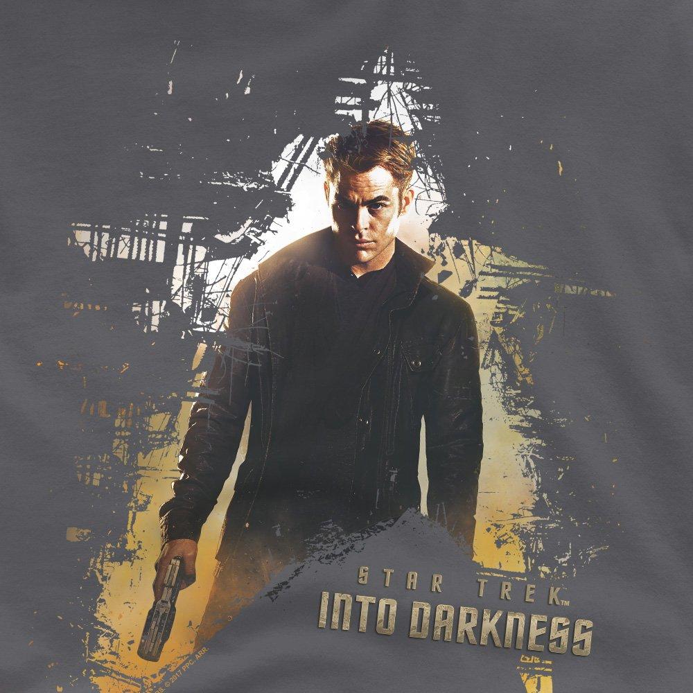 Grey - Star Trek - Star Trek Dark Hero T Shirt Charcoal - 2