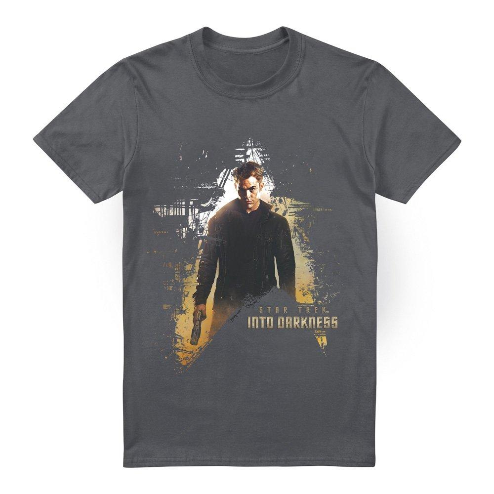 Grey - Star Trek - Star Trek Dark Hero T Shirt Charcoal - 4