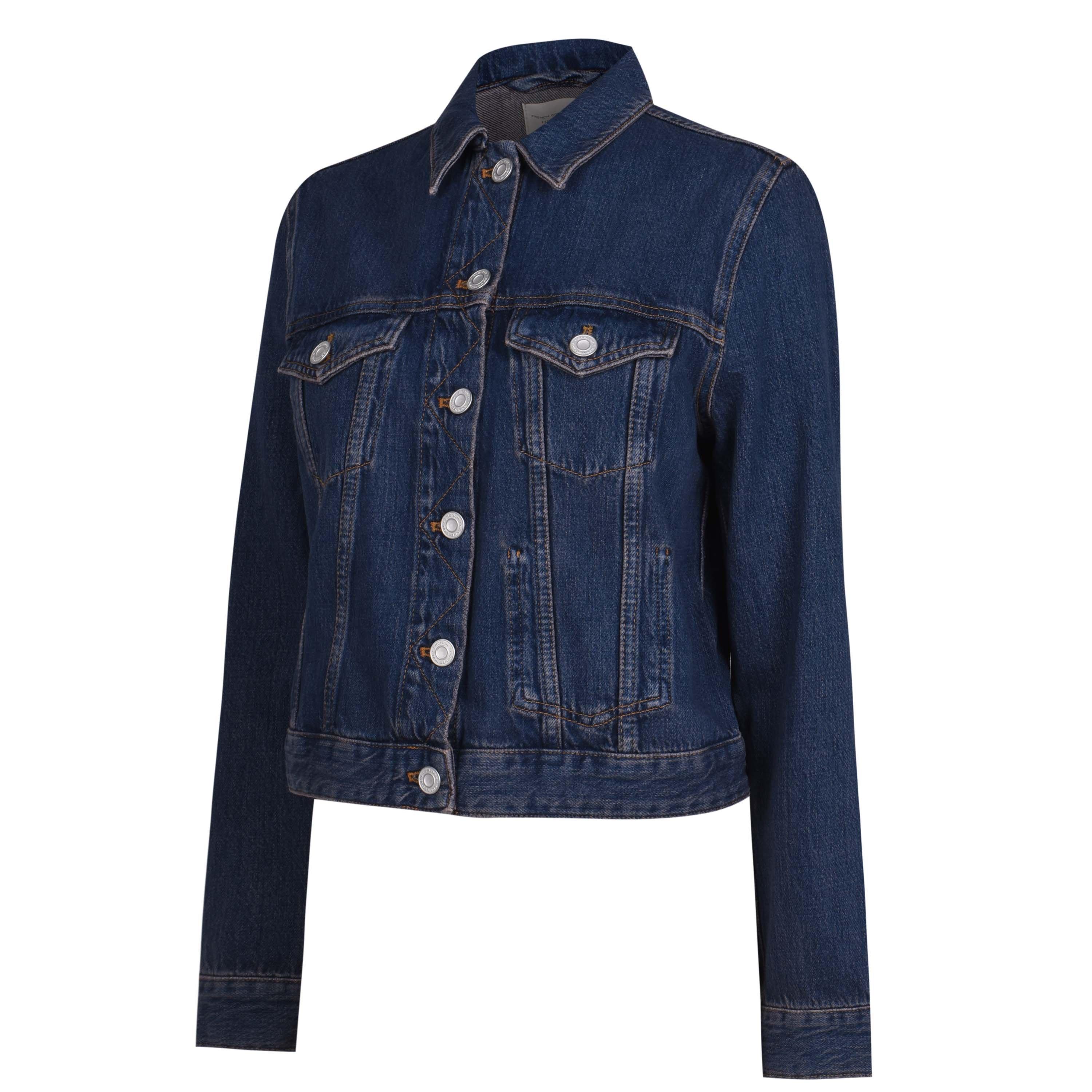 Washed Vintage - French Connection - Macee Micro Western Denim Jacket - 5