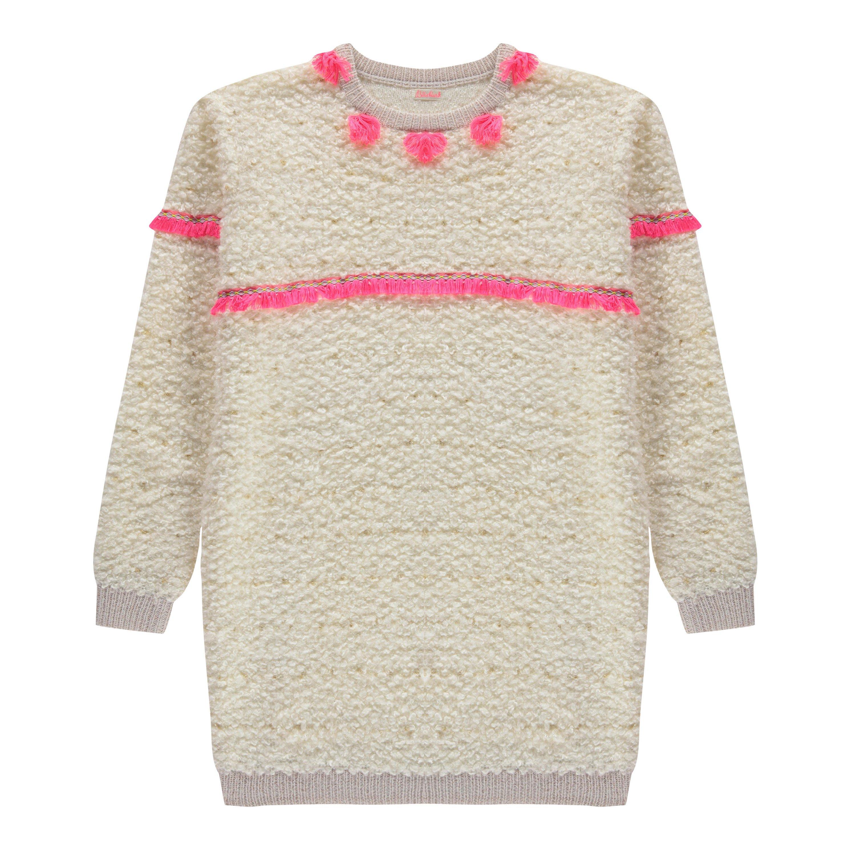 Cream - Billieblush - Girls Fancy Glitter Dress - 1