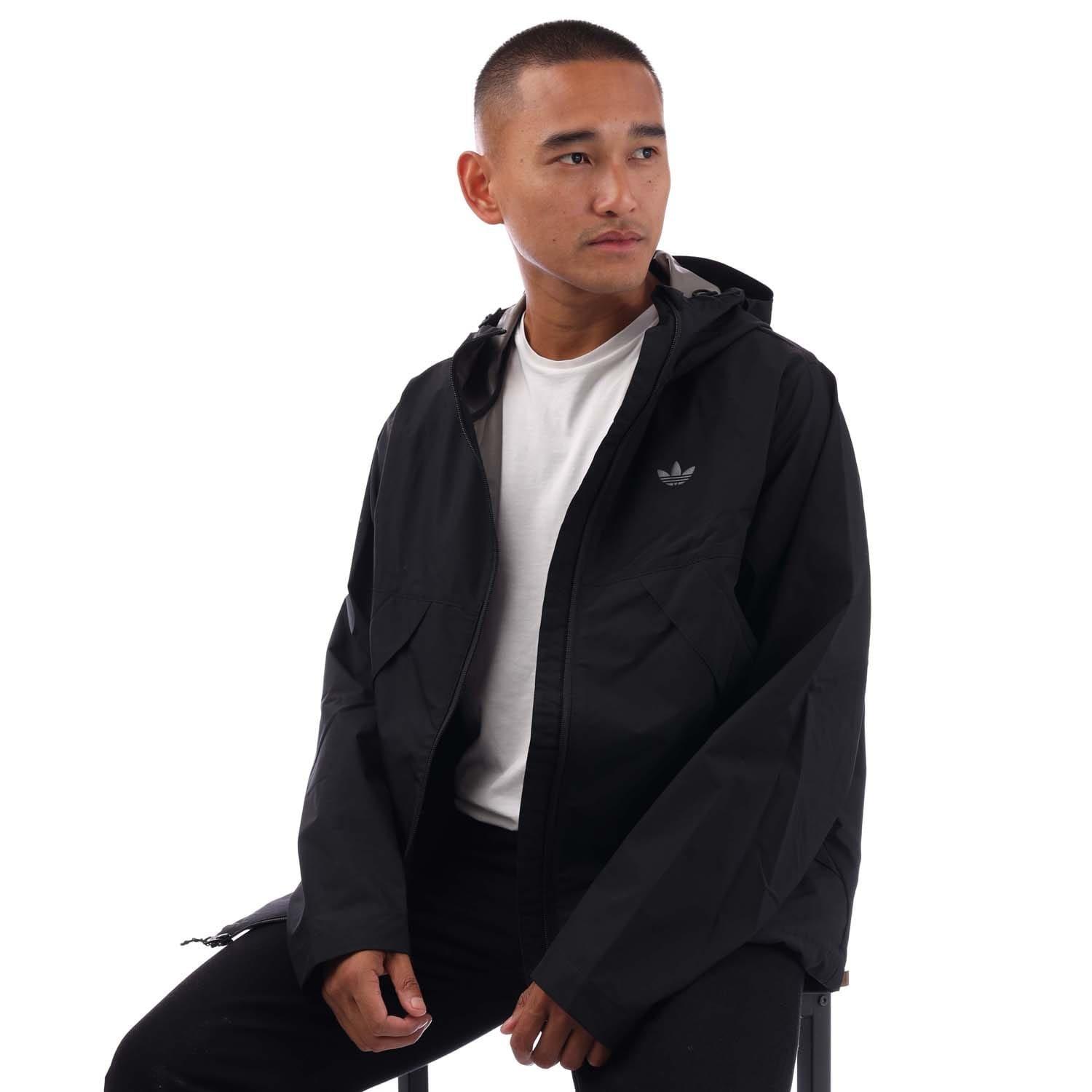 Black - adidas Originals - Tech Shell Skateboarding Jacket - 4