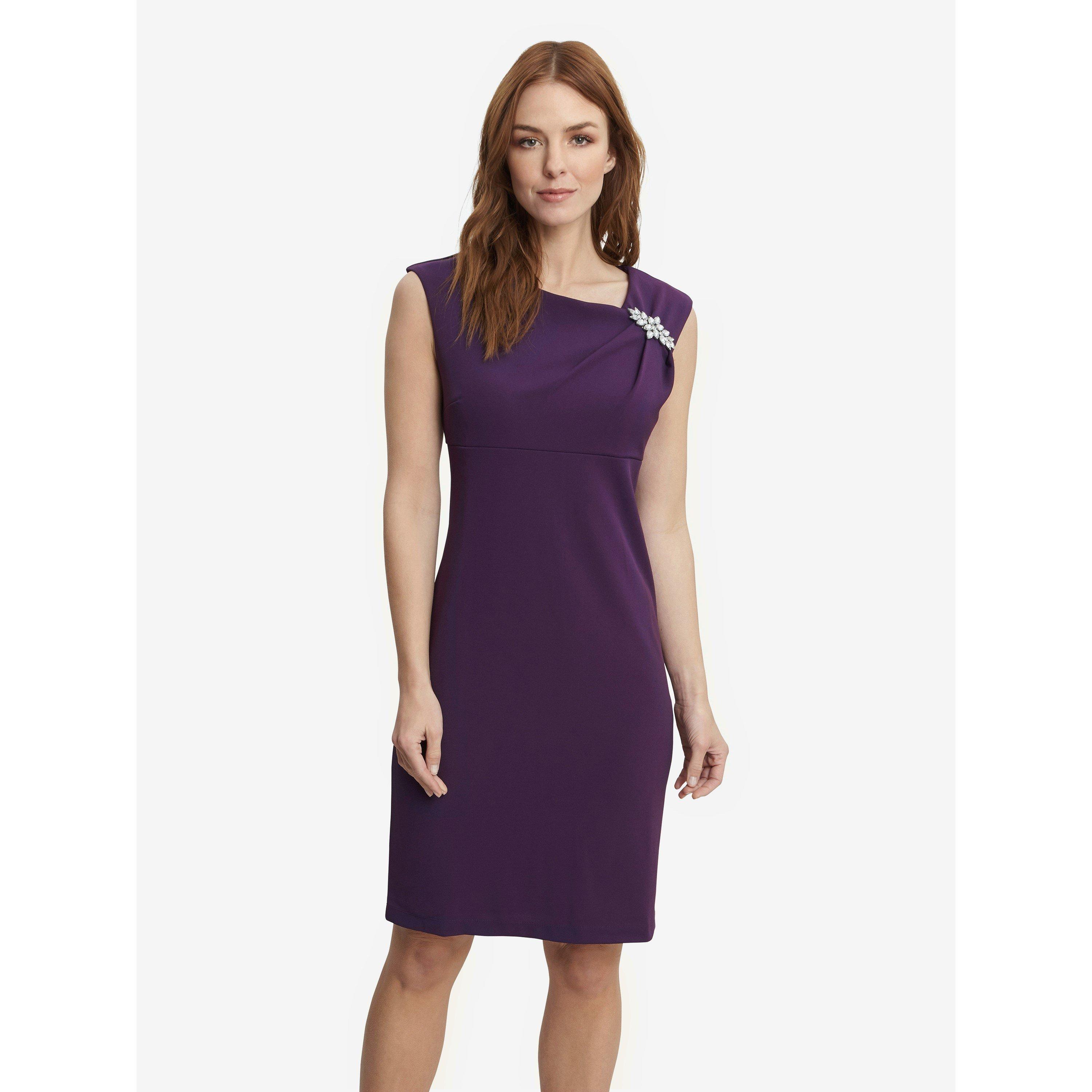 Plum - Gina Bacconi - Chaselynn Empire Waist Sheath Dress - 1
