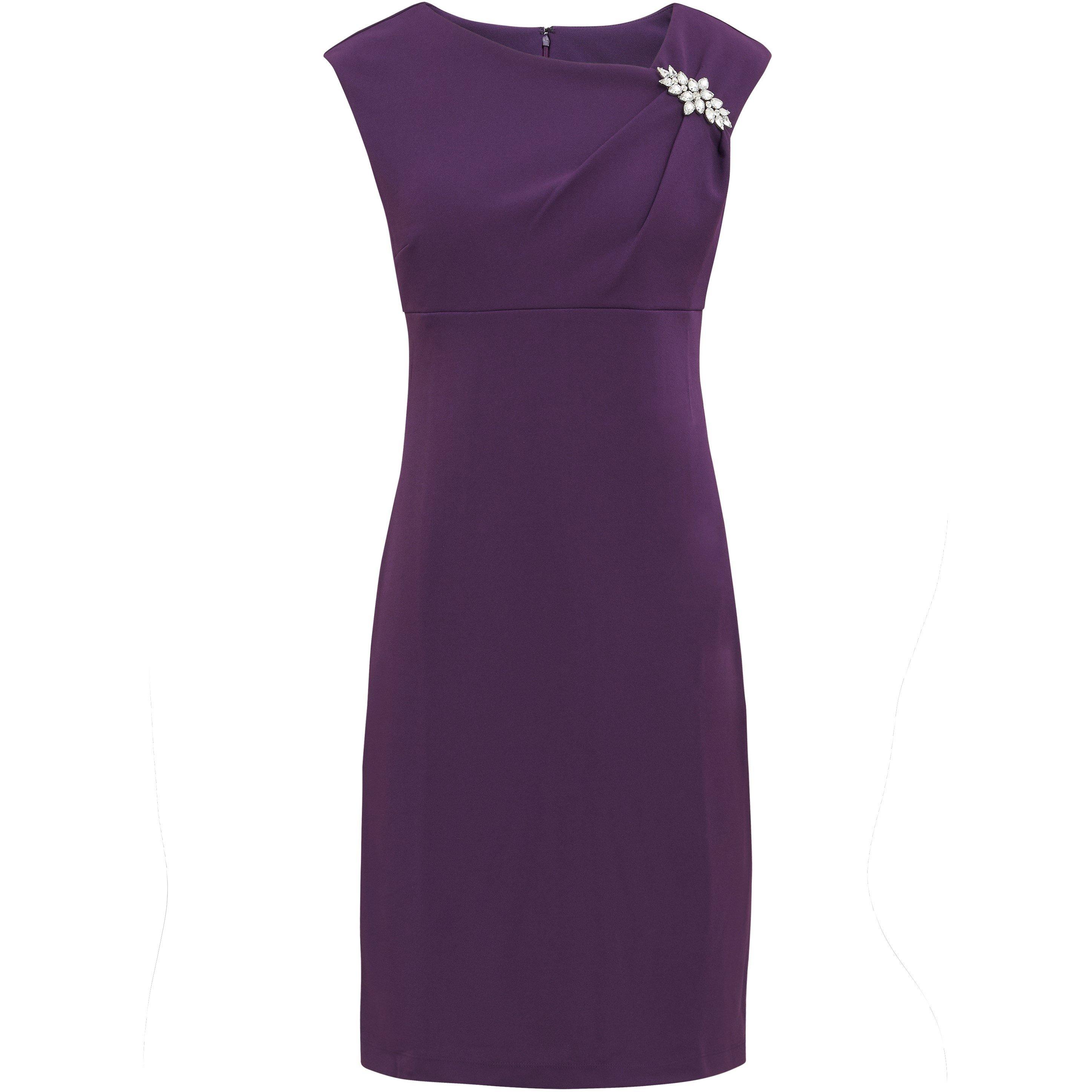 Plum - Gina Bacconi - Chaselynn Empire Waist Sheath Dress - 4