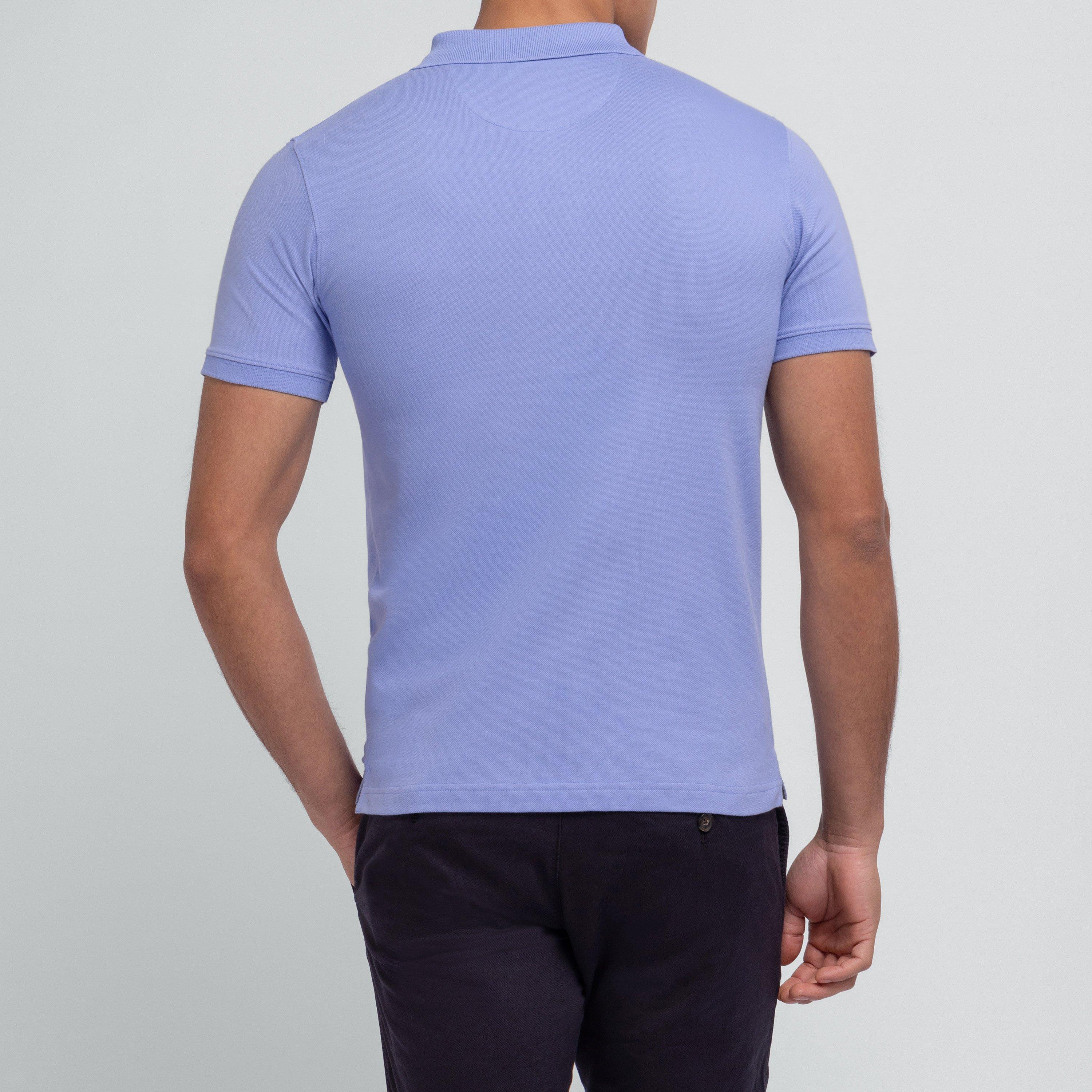 Kam11 - Eden Park - Light blue polo with bicolour trims - 4