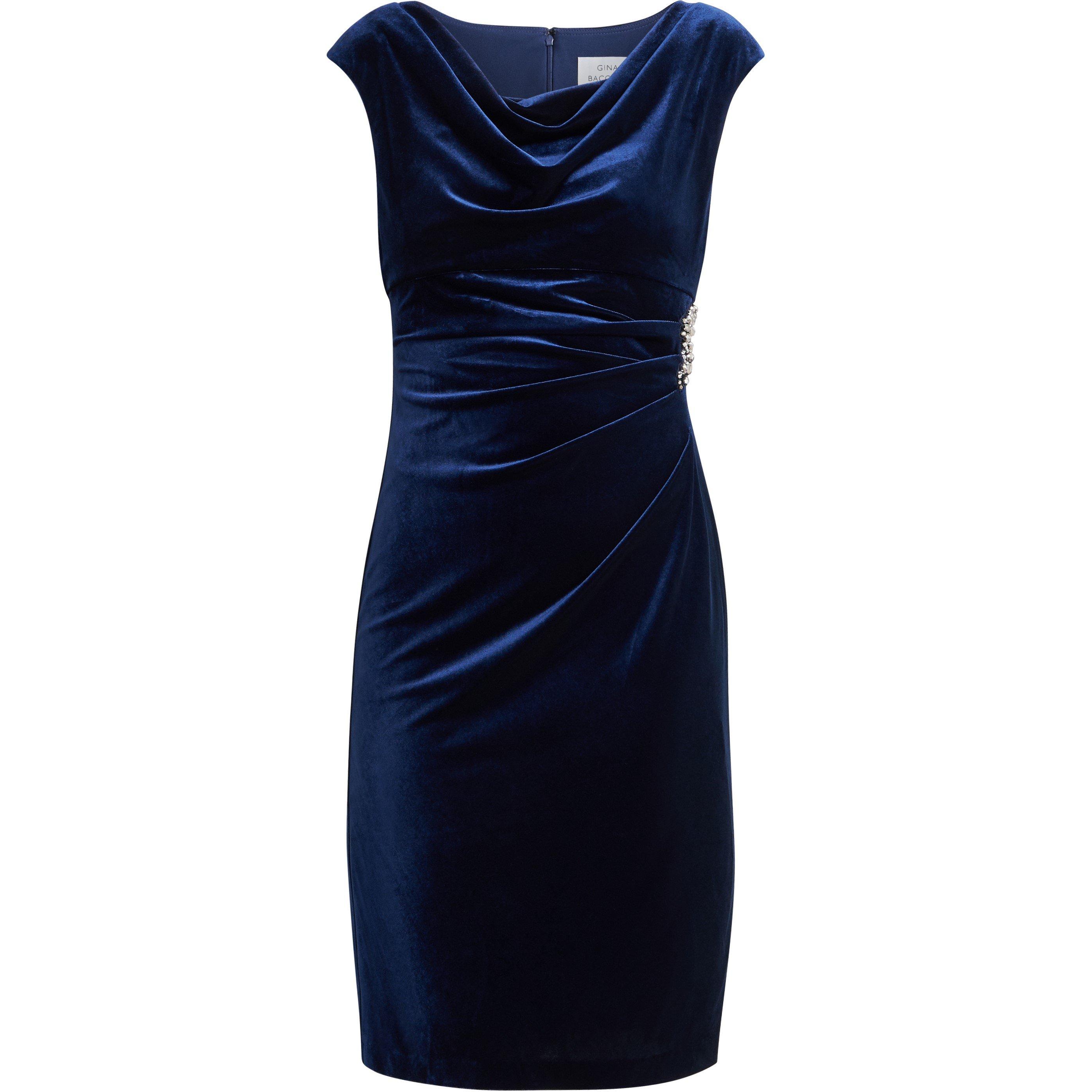 Imperial - Gina Bacconi - Jeanie Velvet Cowl Neck Dress - 4