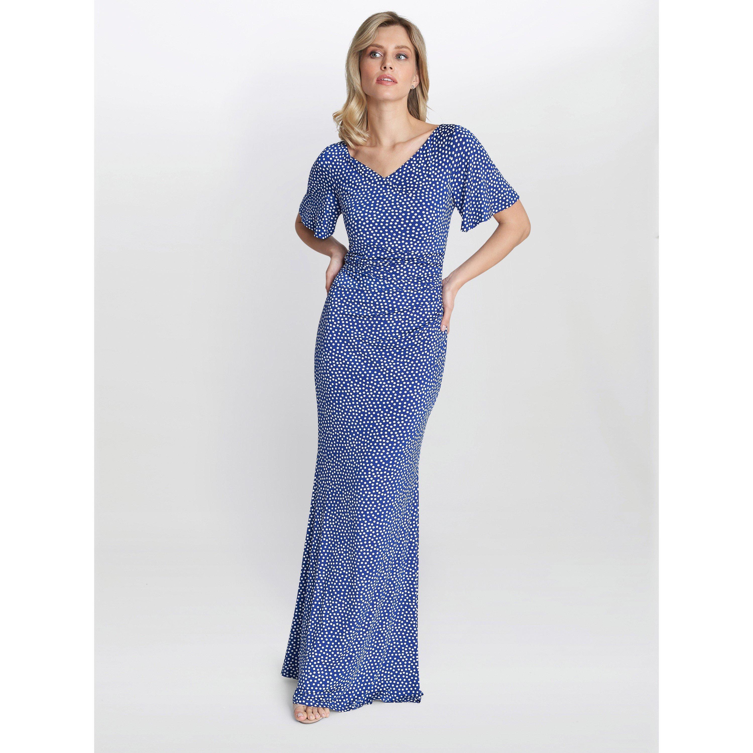 Blue - Gina Bacconi - Kasia Jersey Maxi Dress - 1